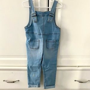 Old Navy girls overalls, denim, size 3T